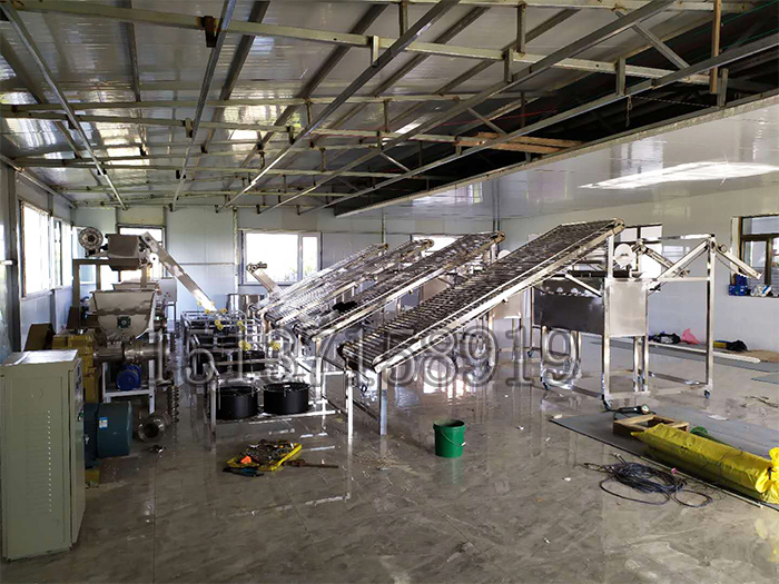 吉林梅河口全自動米線機安裝現(xiàn)場